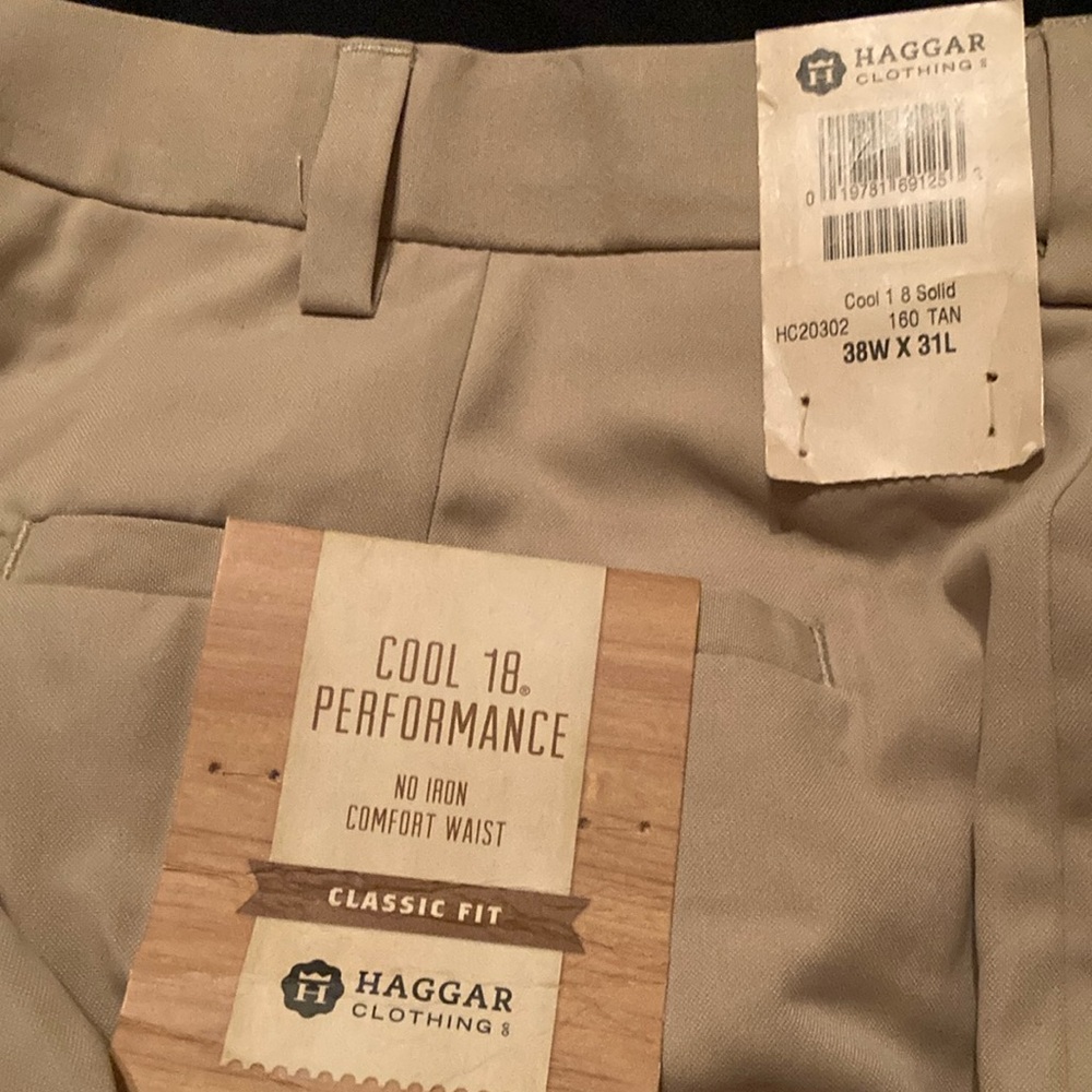 Haggar Tan Chinos Classic Fit